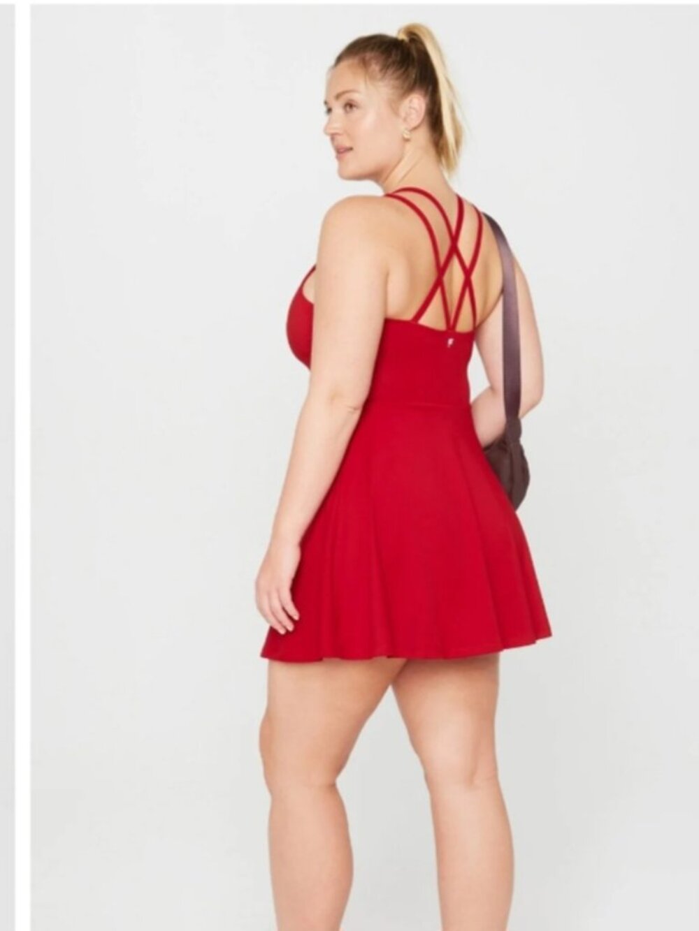 Fabletics Red Mini Dress - Picture 3 of 13